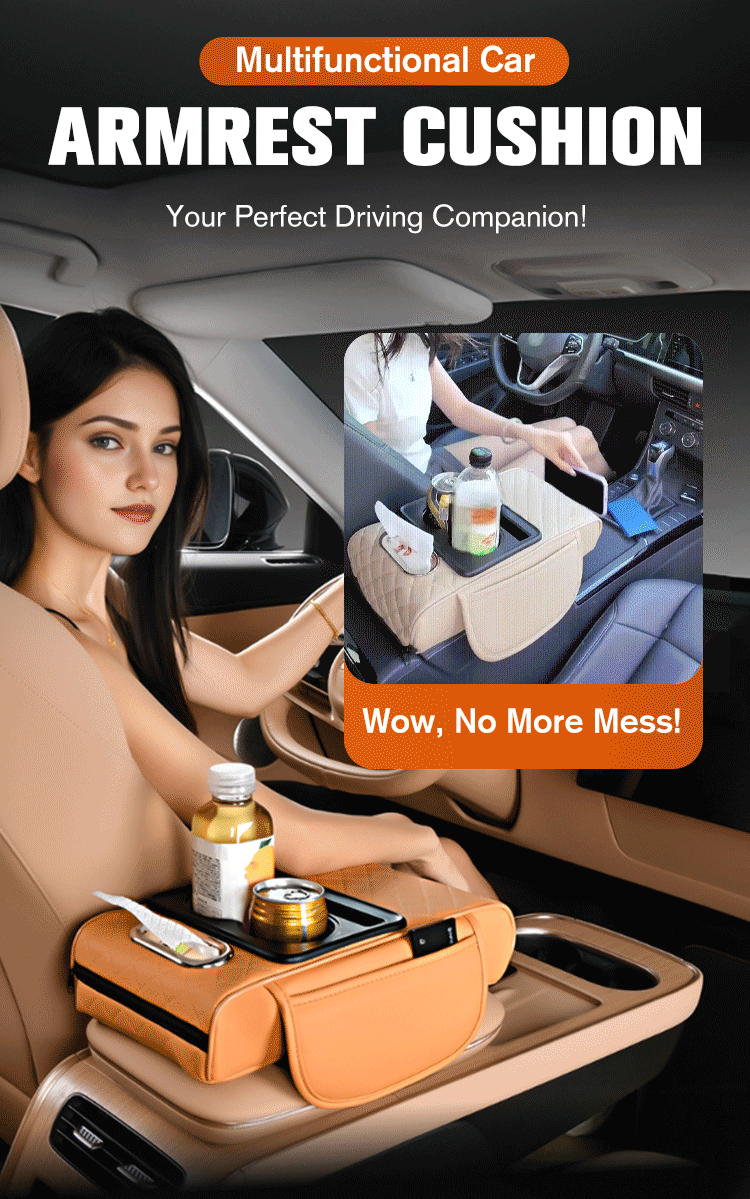 🎁Hot Sale 49% OFF🚗Multifunctional Car Armrest Cushion