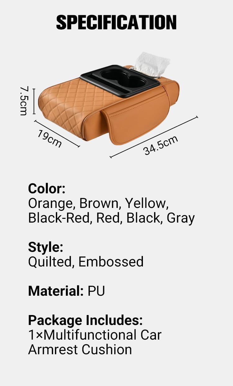 🎁Hot Sale 49% OFF🚗Multifunctional Car Armrest Cushion