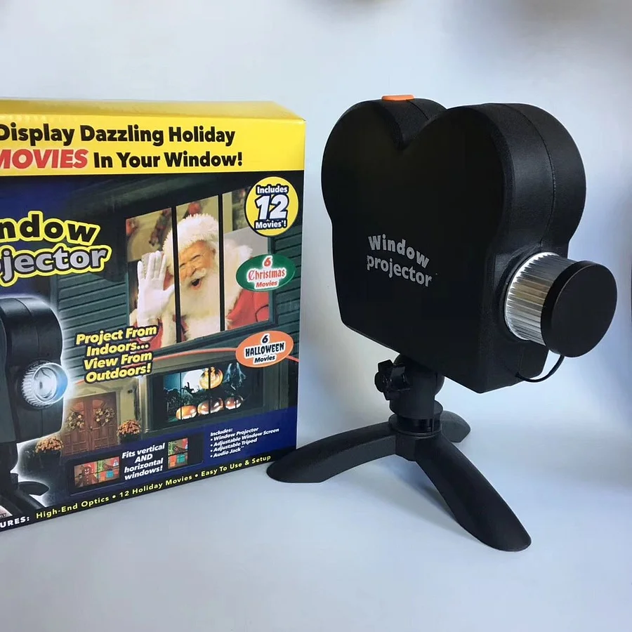 🔥Hot Sale 60% OFF💀 2025 New Upgrade Halloween/Christmas Holographic Projection