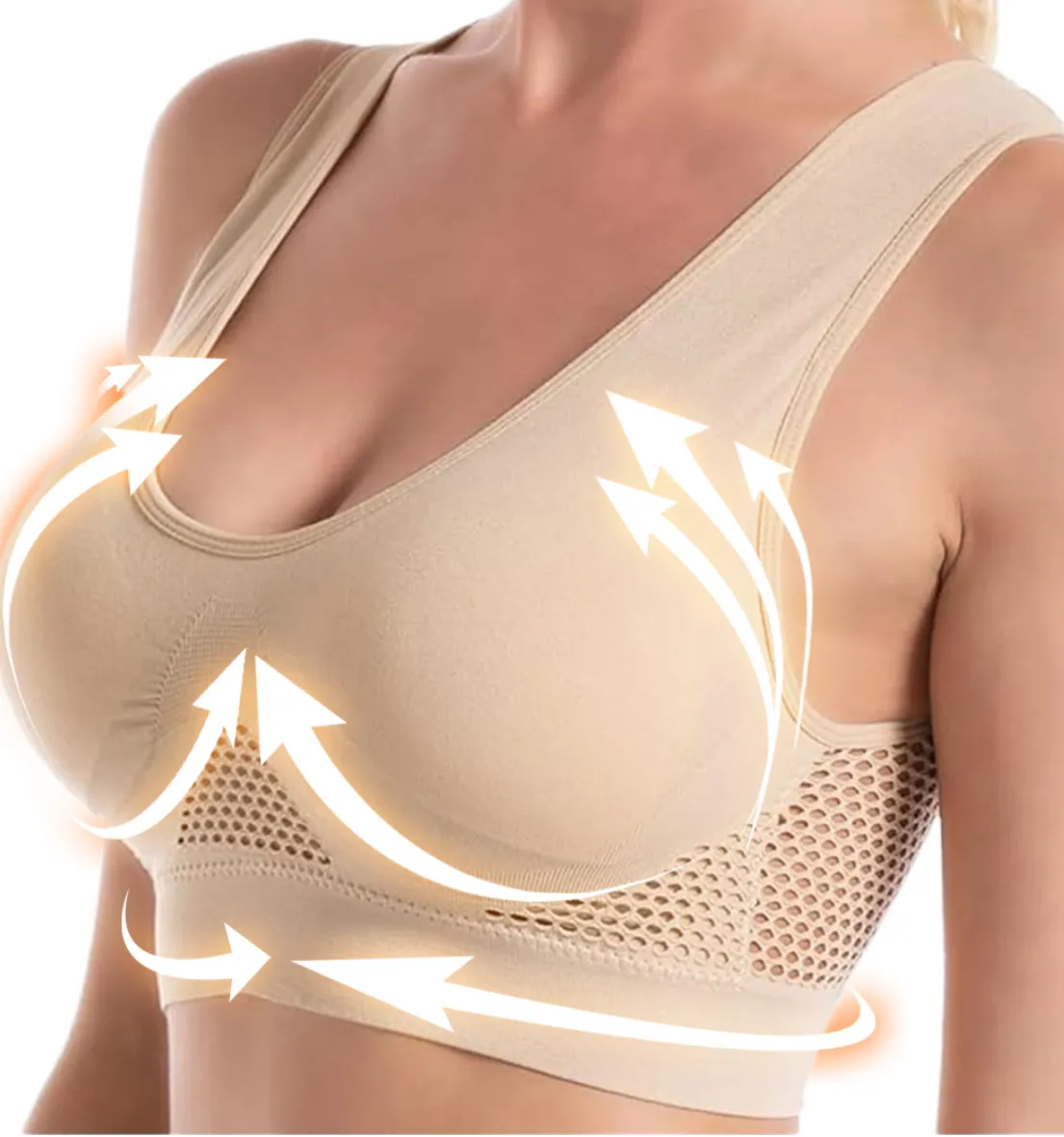🔥 HOT SALE 49%🔥 Breathable Anti-Sagging Breasts Bra